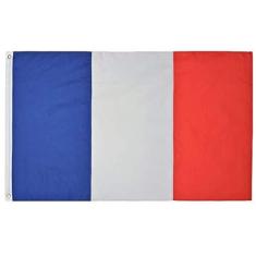 Imagem de Bandeira da França 145cm x 90cm da Marca Minha Bandeira - Dupla Face