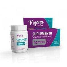 Imagem de Suplemento Vitaminico Homem Com 60Caps - Vigora Plus - Prati