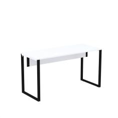 Imagem de Mesa Madeira 134 X 60cm M134/60p25tub Branco/Preto