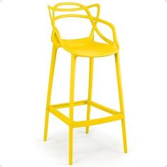 Imagem de Banqueta Alta Allegra Design Cozinha/bancada - Amarelo