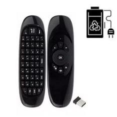 Imagem de Controle Mini Teclado Air Mouse Wireless Sem Fio Android Tv