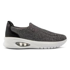 Imagem de Tênis Usaflex Feminino Slip On Tecido Brilho AL3602-Feminino