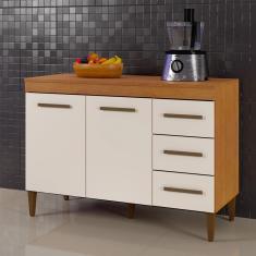 Imagem de Balcão De Cozinha Com Tampo 2 Portas 3 Gavetas Virtus