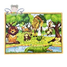 Imagem de Quebra-cabeça Mdf Infantil Pedagógico Colorido