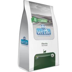 Imagem de Ração Farmina Vet Life Natural Obesity para Gatos Adultos Obesos - 2 Kg