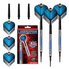 Imagem de DW Dart World Liberator Conjunto de dardos de ponta macia 90% tungstênio - Precisão equilibrada, dardos profissionais de torneio para controle aprimorado, design aerodinâmico, precisão de alvo,