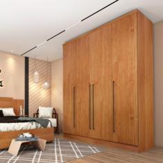 Imagem de Guarda Roupa Solteiro 4 Portas 4 Gavetas Sevilla Tcil - Tcil Móveis