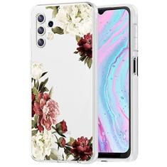 Imagem de Vavies Capa para Galaxy A32 5G, Samsung A32 5G para meninas e mulheres, fina, à prova de choque, transparente, macia, flexível, TPU, capa protetora traseira para celular para Samsung Galaxy A32 5G