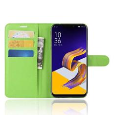Imagem de Capa para ASUS Zenfone 5 ZE620KL Capa carteira de couro flip para ASUS Zenfone 5 ZE620KL Capa de proteção de telefone A capa com design de slot para cartão