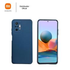 Imagem de Capa protetora de silicone Smartphone Redmi Note 10 Pro, azul 