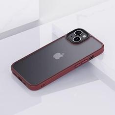 Imagem de Para iPhone 12 Mini Capa Antidetonante Para iPhone 11 12 Pro Max XR X XS Max 8 7 Plus Capa protetora translúcida fosca, ameixa, para iPhone 12 Pro