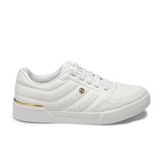 Imagem de Tênis Casual Kolosh Branco Cano Baixo Slip On Solado Confortável C3013 - Feminino