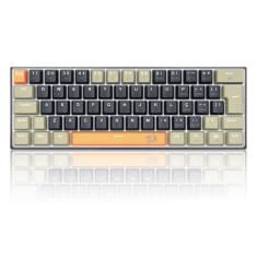 Imagem de Teclado Redragon Lakshmi ABNT2 Laranja Preto Switch Brown
