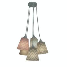 Imagem de Lustre Pendente Cacho Menina Colmeia Crie Casa  E 