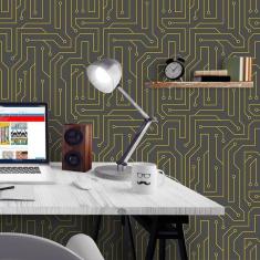 Imagem de Papel De Parede - 0,58 X 2,50M Circuito Elétric