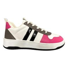 Imagem de Tenis Feminino Casual Conforto Flatform Offline Branco 39,0 BR-Feminino