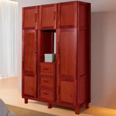 Imagem de Guarda-Roupa Solteiro Pará 7 Portas 3 Gavetas 4 Prateleiras Com Espelh