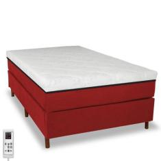 Imagem de Cama Box e Colchão Magnético Massageador - Therapy Life Compact, Bordo