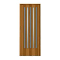 Imagem de Porta Sanfonada PVC Plastporta 210x96cm Translucida BCF Cerejeira