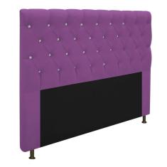 Imagem de Cabeceira Estofada Cristal 160Cm Queen Size Roxo
