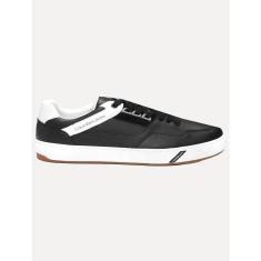 Imagem de Tênis Calvin Klein Jeans Masculino Couro Sash Logo Basico Cinza/-Masculino