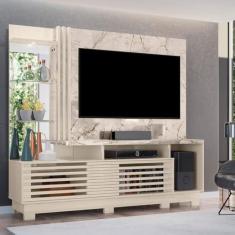 Imagem de Home Theater para Tvs até 60 Pol Compés Frizz Plus Calacata/Off White