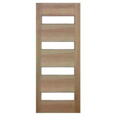 Imagem de Porta de Madeira Maciça 4 Vidros Casmavi de Cedro Arana - 2.10 (A) X 0