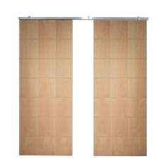 Imagem de Porta Dupla de Correr P/ Verniz Frisada F09 - 210x160