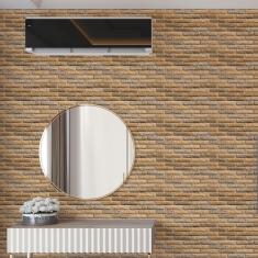 Imagem de Papel De Parede Adesivo Tijolo Bege Np077 Rolo 0,58X3M