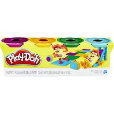 Imagem de Brinquedo Hasbro Massinha Play Doh 4 Potes Sortidos B5517