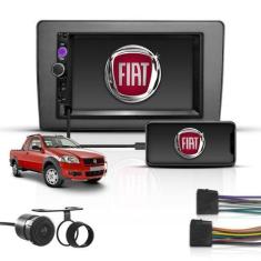 Imagem de Kit Central Multimídia Mp5 2 Din Bt Espelha Fiat Siena 96/05 - First O