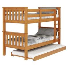 Imagem de Treliche de Solteiro Madeira Maciça para Colchão 88 x 188 cm Multimóve