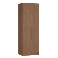Imagem de Guarda Roupa Modulado Canto Reto 1 Porta Requinte+ Móveis Castro Macadâmia