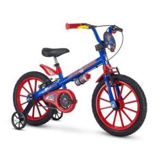 Imagem de Bicicleta Infantil Capitão America Aro 16 Com Rodinhas Nathor