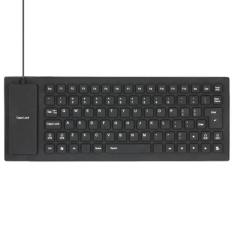 Imagem de Teclado Dobravel Emborrachado Resistente Agua Usb Preto