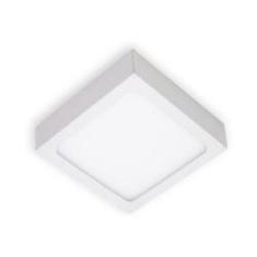 Imagem de Kit 6x Painel Plafon Led 8w Luminária Sobrepor 9x9cm Branco Frio 6000K St1044