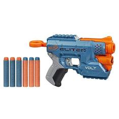 Pistola de Brinquedo Lança Dardos Amarela Supershot Nerf