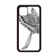 Imagem de Capa com tinta de pássaro voando leal para iPhone 11 Pro Max para Apple Mobile Case Shell