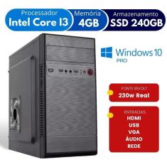 Imagem de Computador Alphapc Intel Core I3 4gb Ssd 240 Windows 10 Pro