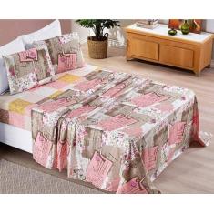 Imagem de Jogo De Lençol Casal Queen Com Elástico 4 Peças Bouti - Bia Enxovais