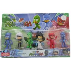 Imagem de Kit Pj Masks 6 Miniaturas Pronta Entrega