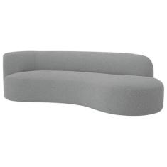 Imagem de Divã Recamier Orgânico Tokyo 180cm Lado Direito Bouclé - Amarena Móvei