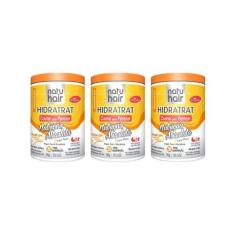 Imagem de Creme Para Pentear Natuhair 1k Nutriçao Absoluta - 3un