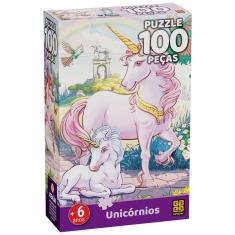Imagem de Puzzle 100 peças Unicórnios