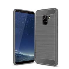 Imagem de Capa para Samsung Galaxy A3 2018, capa de material de fibra de carbono, macia, antiderrapante, antiimpressões digitais, capa totalmente protetora para Samsung Galaxy A3 2018