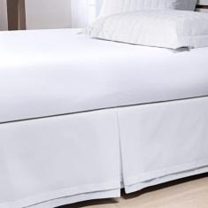 Imagem de Lençol Slip Casal Aspen 01 Peça - Branco - Borda  Bordados Enxovais