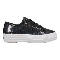 Imagem de Keds Tênis feminino Triple Up Glitter Under Glass-Preto (criança pequena), Branco, 15