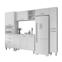 Imagem de Cozinha Completa Luna 5 Peças I01 Carvalho Branco Clique Chique