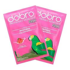 Imagem de Kit 2X: Proteína Vegana Morango Sachê Dobro 30g