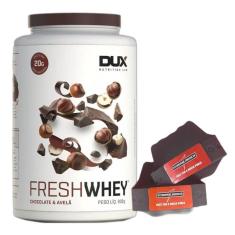 Imagem de Fresh Whey Isolado Hidro 3W Chocolate 900g + Luva Dux-Unissex